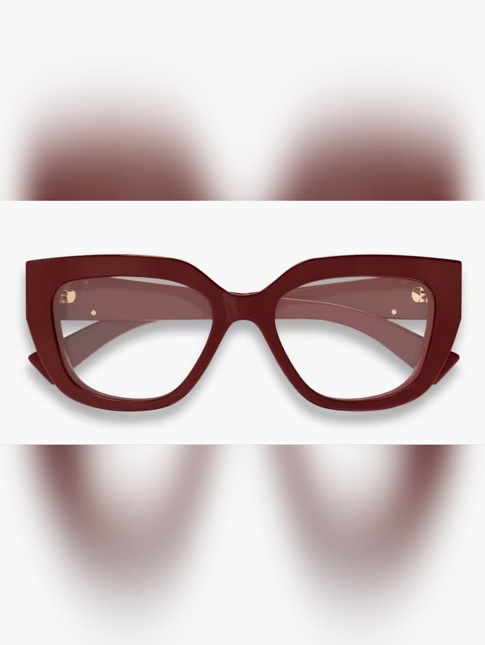 Gucci Red Oversized Cat-Eye Sunglasses